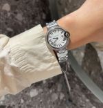 Cartier Premium Quartz Movement 28/33MM Precise Women White Watch